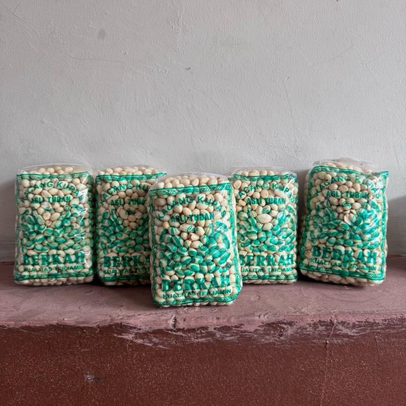 5 bungkus Kacang Kupas Asli Tuban 250g x 5 Bungkus - Total Berat 1,250g - Goreng, Food, Mete, Kering, Snack, Cemilan Bawang Makanan Camilan Mede 8