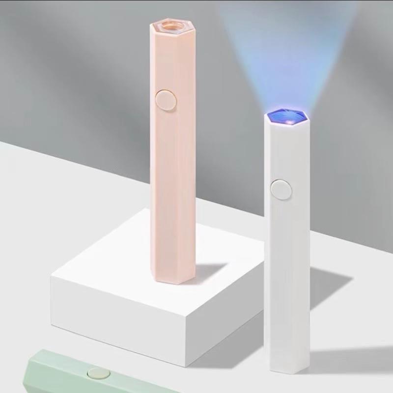 Máy hơ gel mini - máy hơ gel cầm tay - đèn sấy móng mini. giao màu ngẫu nhiên