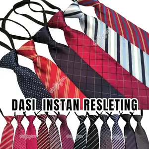 DASI INSTANT Dasi Pria Dasi Resleting Dasi Zipper Dasi Siap Pakai Dasi Formal Dasi Kantor Dasi Hitam Dasi Wedding Dasi Biru Dasi Merah Dasi Wisuda