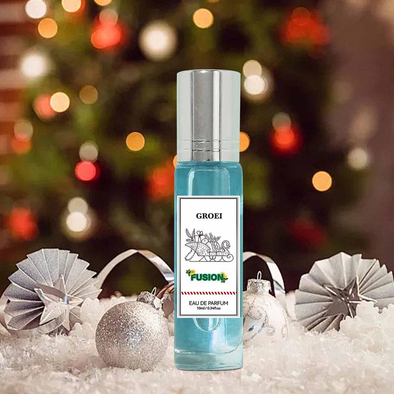 Product Introduction of GROEI Xịt Khử Mùi Tươi Mát Lâu Dài, 24H, 10ml, Tinh Dầu Hoa Và Trái Cây Ngọt Ngào Và Lãng Mạn, Quà Tặng Tốt Nhất, Xịt Khử Mùi - Chủ Đề Giáng Sinh - Món Quà Tốt Nhất 1