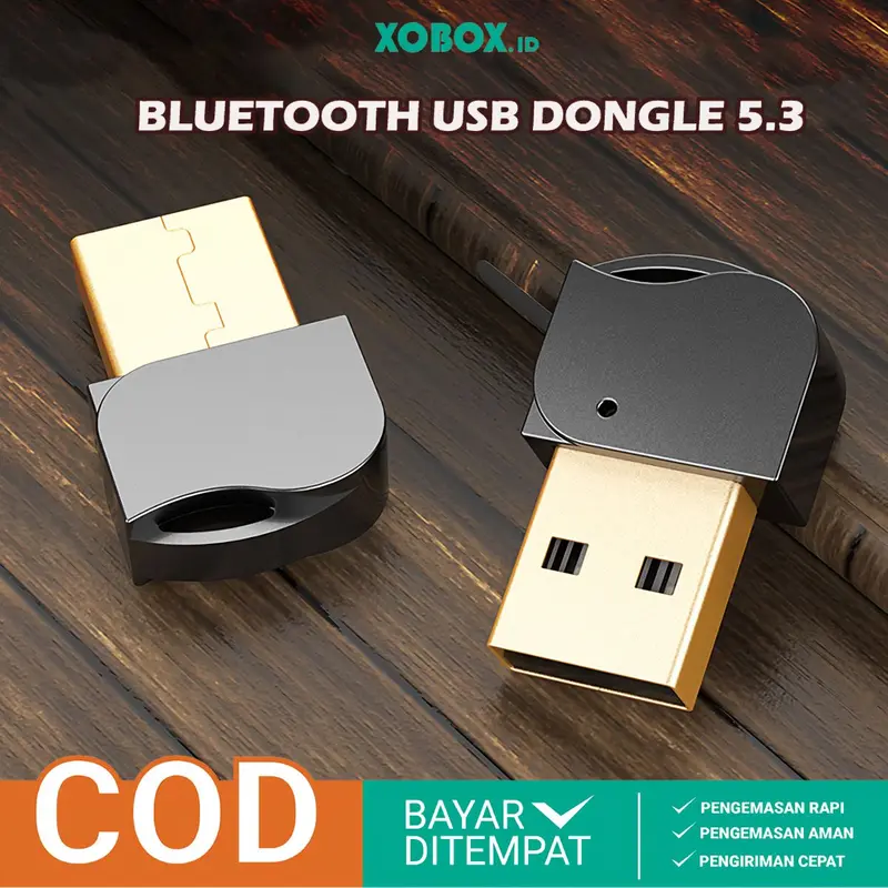 USB Dongle Adaptor Bluetooth 5.3 Bluetooth Adapter Transmitter Receiver for Komputer/Laptop AK021 0