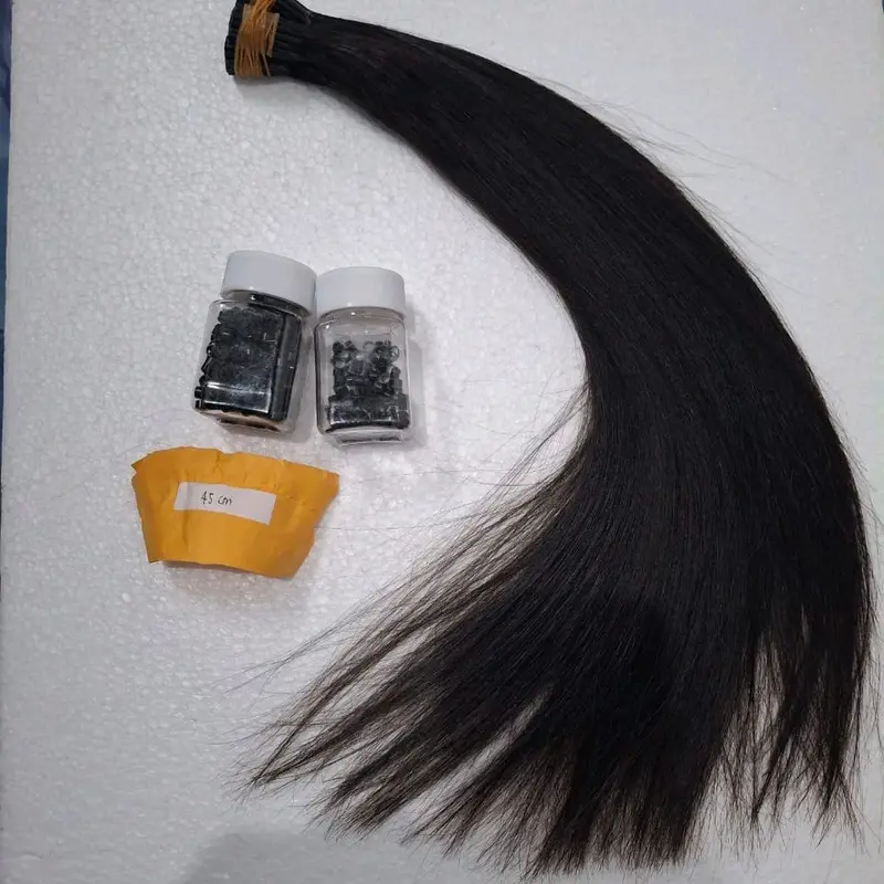 GROSIR RAMBUT SAMBUNG NATURAL 60 CM-Free Smooting 5