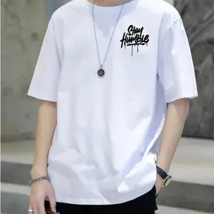 Kaos Pria Stay Humble Lengan Pendek Terbaru / Kaos Pria Keren / Pakaian Pria / Kaos Oblong Pria Motif Keren / Atasan Motif Printing Digital