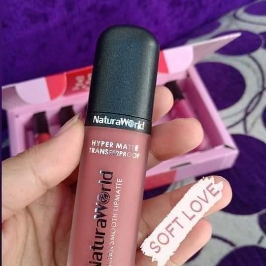 1 Paket Lipmatte Naturaworld Isi 6 pc 6