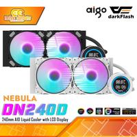 Gambar CPU COOLER DARKFLASH NEBULA DN240D ARGB with 2.1inch LCD Display - 240mm AIO Liquid Cooler dari Techno Computer Bali Kota Denpasar 1 Tokopedia
