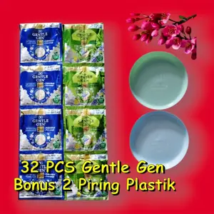 PROMO 32PCS GENTLE GEN FREE PIRING SABUN CUCI BAJU WANGI BARU