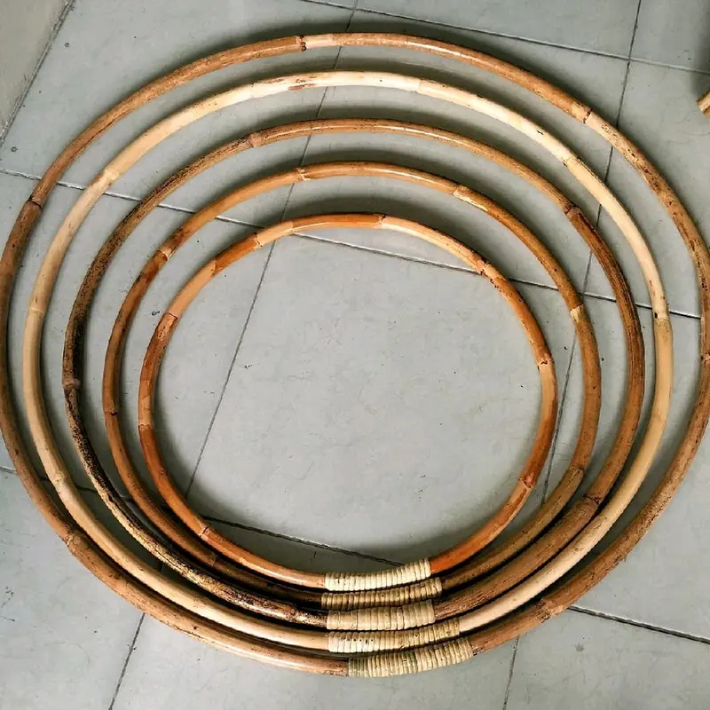 hula hop holahop rotan / pengecil perut D 50cm - D 90cm 1