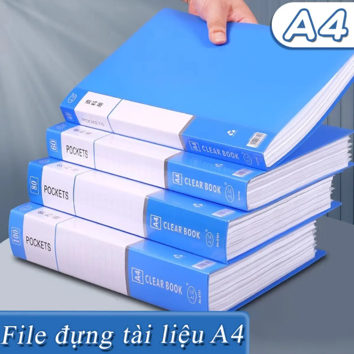 File Lá Đựng Tài Liệu A4 - Túi Bìa Đựng Hồ Sơ 30/40/60 Lá Lưu Giữ Tài Liệu Siêu Tiết Kiệm Bảo Vệ Hiệu Quả Chất Liệu Nhựa Dẻo Bền Chắc Tiện Dụng Cho Văn Phòng Học Tập