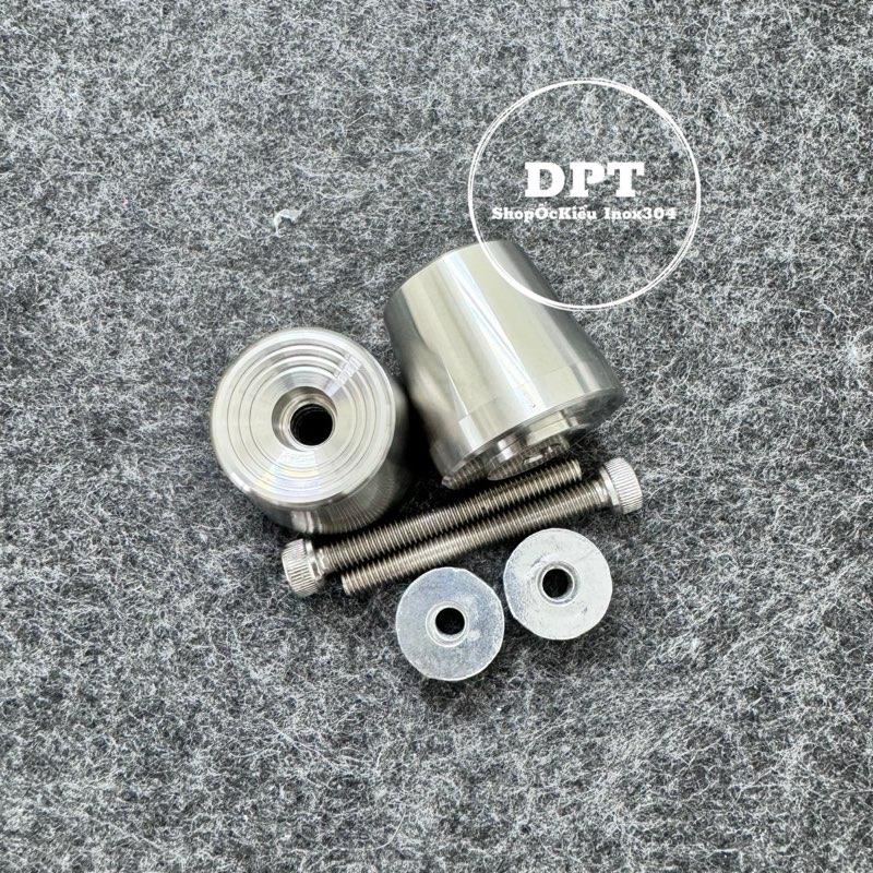 XEM KĨ MÔ TẢ Gù tay lái chống rung inox 304 phay thái 420g-Tặng kèm cục nhôm 18,5mm và 2 ốc gắn Không gắn đc cho các dòng xe tay ga đời mới Phụ Tùng Inox