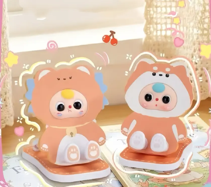 ★ ぷえるとりこ様★ ★ハートバルーンとくまちゃん3点セット★モルタルオブジェ★ BabyThree かわいいスマホスタンドブラインドボックス 12*8cm一緒に