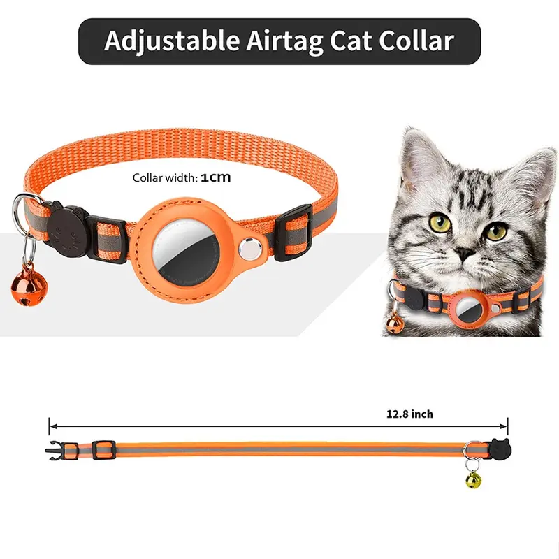 Pet Apple AirTag Kalung Collar Kucing Airtag GPS Tracker Anti Theft Anjing Kucing 4