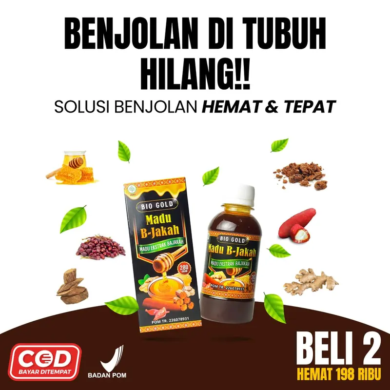 Madu Bajakah Bio Gold B-Jakah Madu Bajakah Asli Ampuh Atasi Benjolan BPOM 4