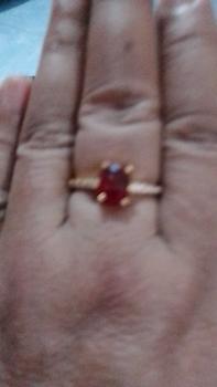 Product Review of Cincin Wanita Model Mata Oval Warna Biru Hijau Elegan Aksesoris Perhiasan Rings Elegan Dewasa Hadiah from s**h 0