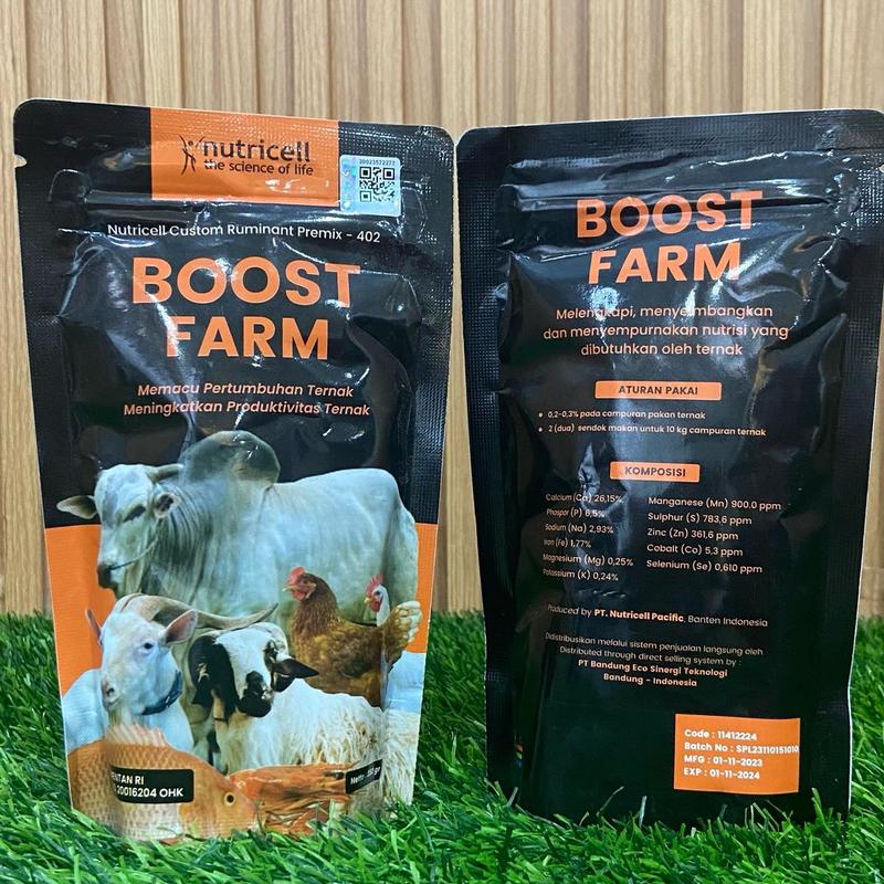 Nutricell Boost Farm Nutrisi Ternak untuk Sapi, Kambing, dan Domba 1