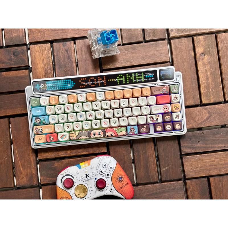 Bàn phím cơ LEOBOG AMG65 3 Chế độ kết nối / Màn hình ma trận điểm thông minh 315 LED /Led Rgb Đã Mod