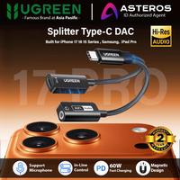Gambar UGREEN Converter Splitter For iPhone 17 16 15 Pro Max DAC Audio Open Mic Game + Charging dari ASTEROS OFFICIAL Kota Administrasi Jakarta Pusat 1 Tokopedia