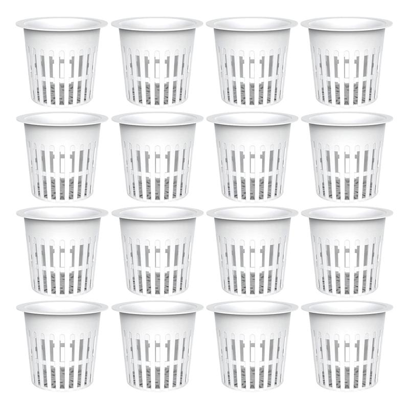 Product Introduction of 4 Inch Plastic Net Cups Pots Plant Containers for Hydroponics Aquaponics Orchids, 16 Pcs 1
