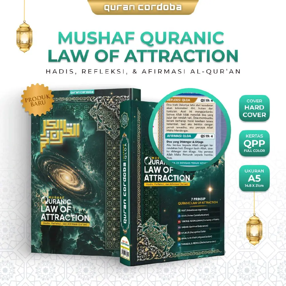 MUSHAF QURANIC LAW OF ATTRACTION (Hadis, Refleksi, & Afirmasi Al-Qur'an) - Ukuran A5