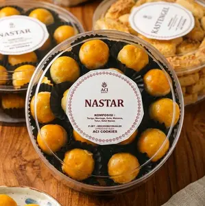 Nastar Lumer Embuk Enak Ful Selei Nanas Manis Kue Tradisional Indonesia Berat 300 g Rasa Nanas Manis Tekstur Embuk Enak - Cookies