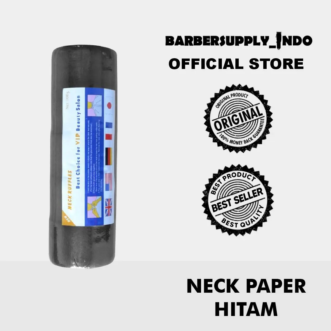 Neck Paper Tissue Leher Tisu Leher Tisu Leher Neck Tape Hitam Premium