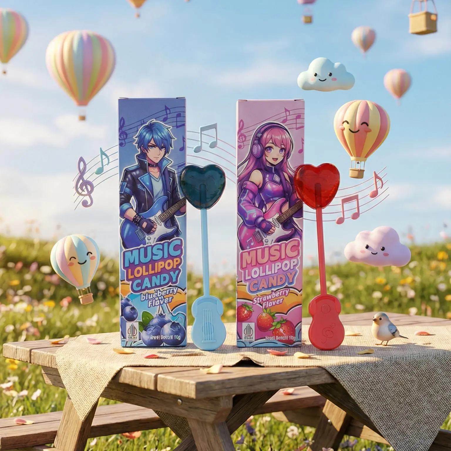 MUSIC LOLLIPOP - CAMPURAN RASA.(2pcs)