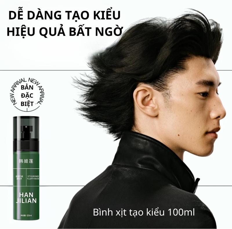 [Xịt Tạo Phồng Tóc HJL] Giúp Tóc Bồng Bềnh, Tạo Độ Phồng Tóc Cho Nam, Giúp Tóc Bồng Bềnh, Kiềm Dầu Tốt, Không Gây Bết Chai 120ml
