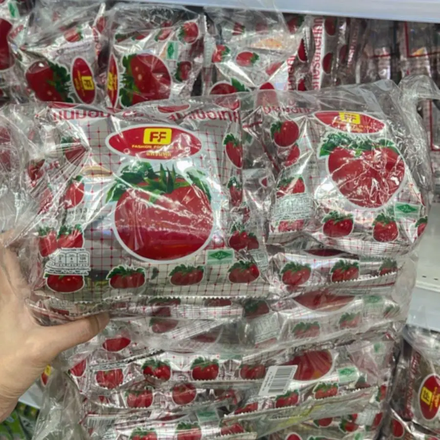 SNACK JISOO BLACKPINK TOMATO CRACKER RASA TOMAT SNACK IMPORT THAILAND SIZE MINI