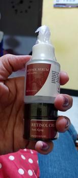 Product Review of PAKET RETINOL NIGHT SERUM & CREAM Untuk Mengatasi Flek Hitam dan Mencegah Penuaan Plus Anti Aging Memutihkan, Memudarkan, Mencerahkan Wajah from ** M** ** L**a ** 0