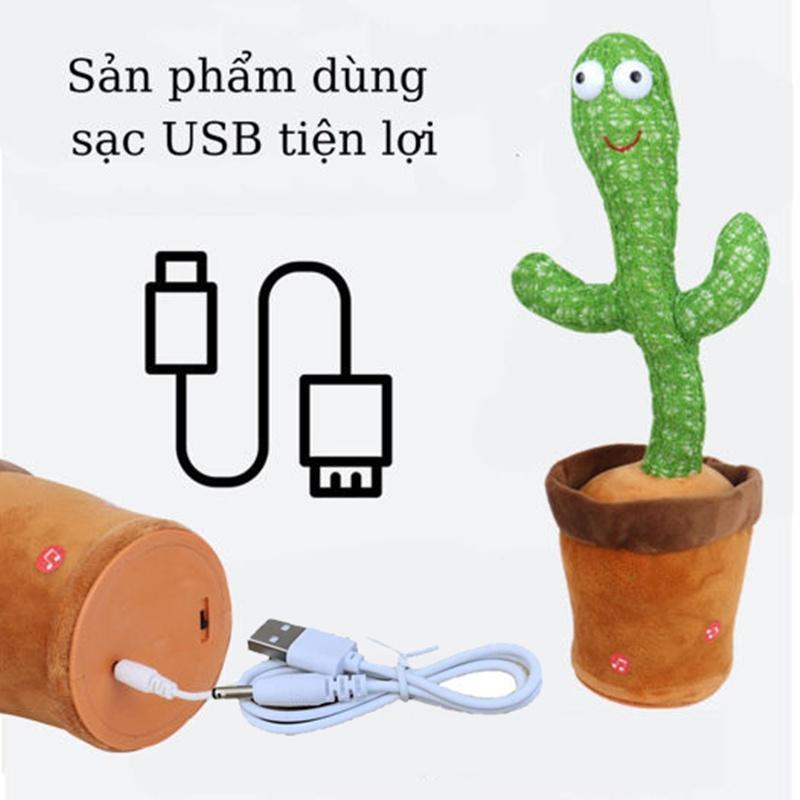  Đồ chơi cây xương rồng nhảy múa bài hát tiếng việt biết nhại tiếng nói độc đáo vui nhộn 