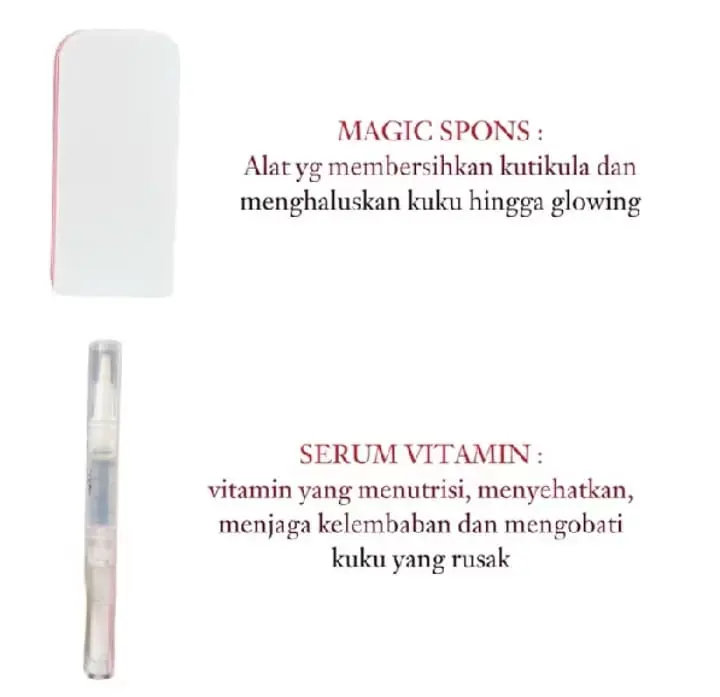 Rahma Kutek Henna 4in1 Paket Lengkap Warna Maroon Sultan Dark Berkilau, Halal & Tahan lama Mengkilap 5