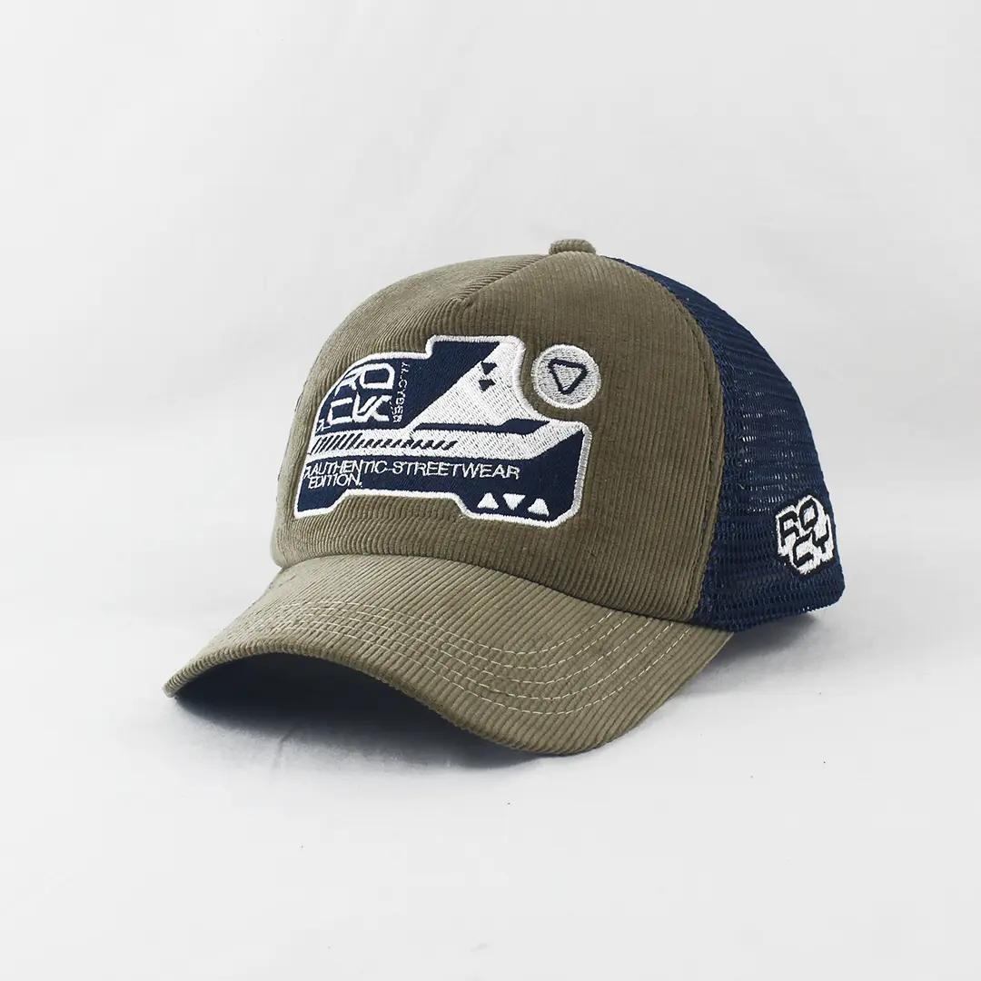 Topi Trucker Corduroy Rock Cyber - RCO23