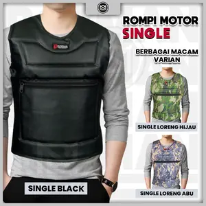 Rompi Motor Single Dewasa Pelindung Dada (Anti Angin) Bagian Depan Motorcycle