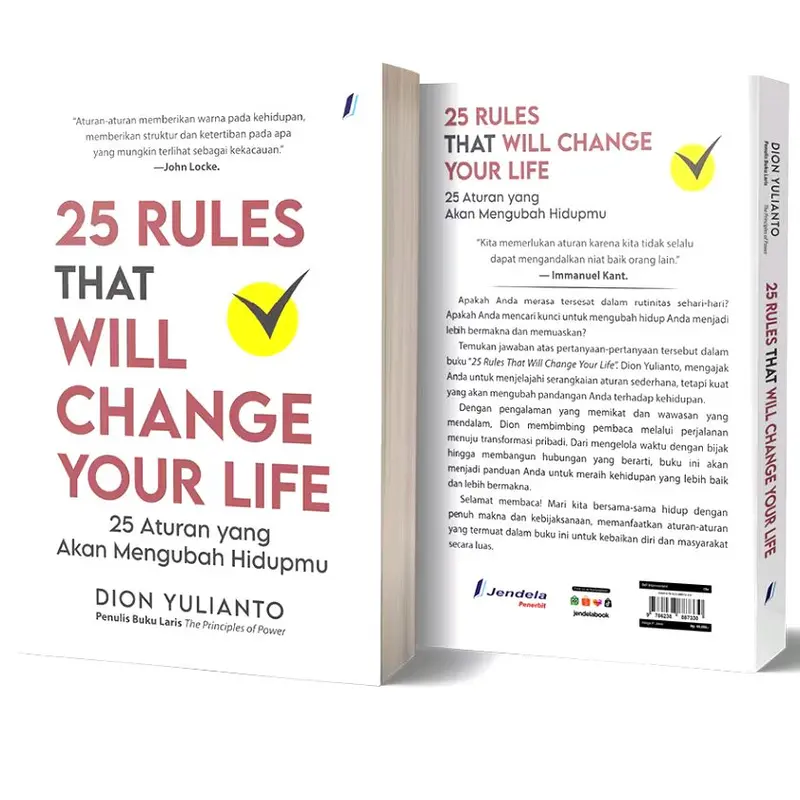BUKU MOTIVASI 25 RULES THAT WILL CHANGE YOUR LIFE 0
