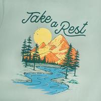 Gambar Aerostreet Take a Rest Sage Green Kaos Pria T-shirt Cowok Lengan Pendek Men Casual Cotton Combed - Take A Rest Sage Green, M dari Aerostreet Kab. Klaten 4 Tokopedia
