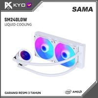 Gambar KYO SAMA SM240LDW ARGB AIO Liquid Cooling LCD DISPLAY AIO 240mm dari KYO Indonesia_NEW Kota Administrasi Jakarta Utara 1 Tokopedia