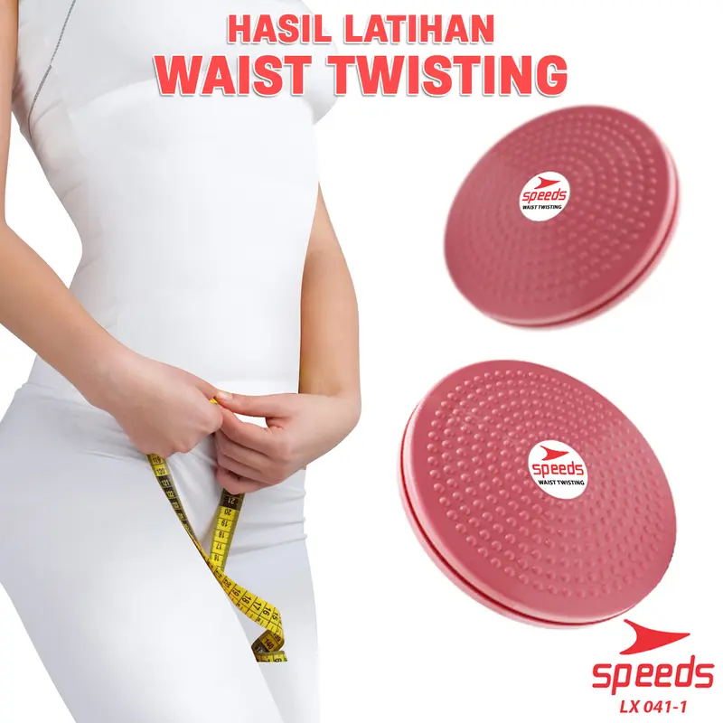 Speeds Waist Twisting Jogging Trimmer Non Magnetic Alat Olahraga Putar Kaki Pelangsing Badan Untuk Mengecilkan Perut dan Paha 041-1 7