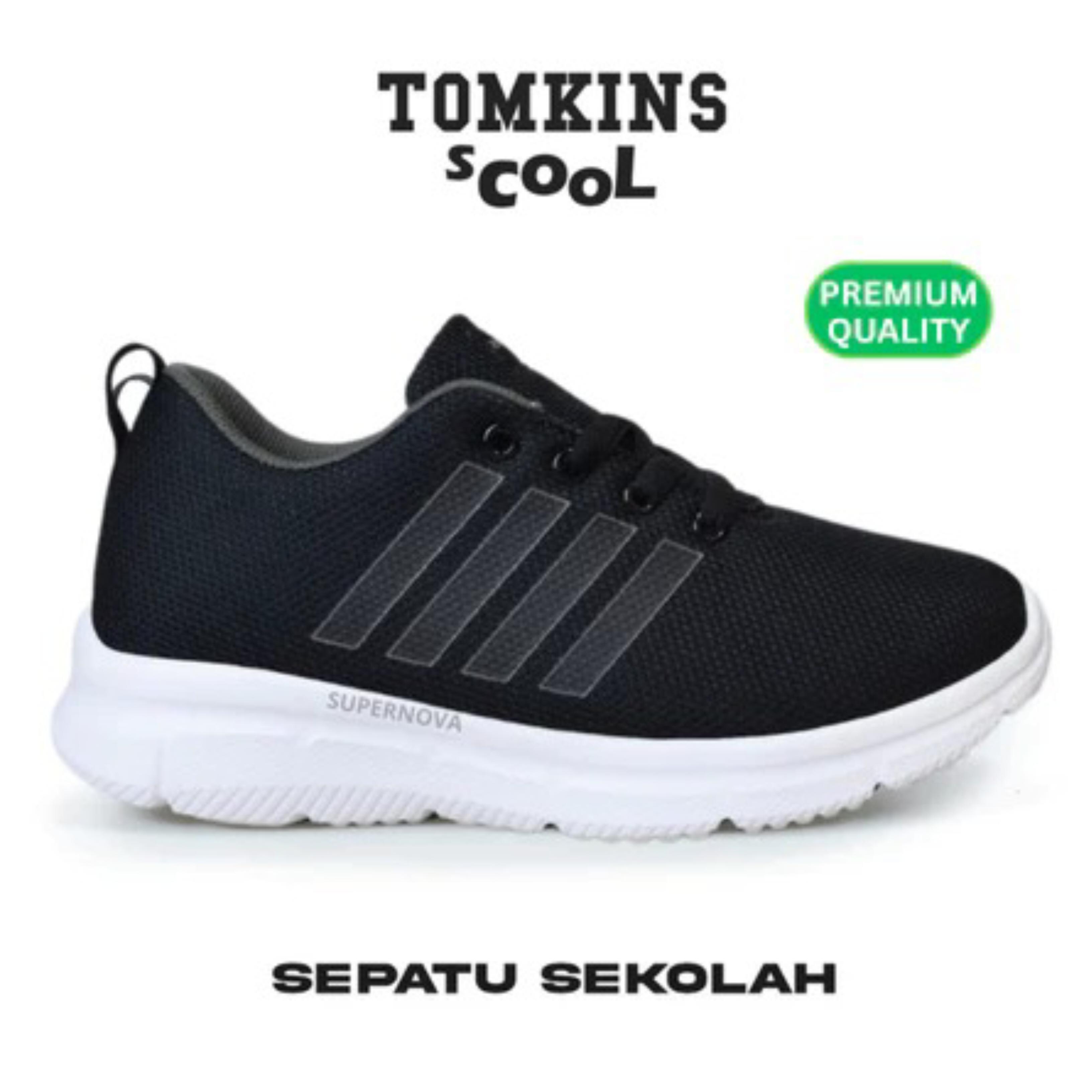Promo Sepatu Sekolah Anak Hitam New Tomkins Skool Edition Sepatu Sekolah Full Hitam SD SMP SMA Terbaru ~ Shoes Casual Promo Sepatu Sekolah Anak Hitam New Tomkins Skool Edition Sepatu Sekolah Full Hitam SD SMP SMA Terbaru ~ Shoes Casual