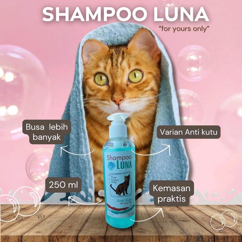 Shampoo Luna . Shampoo yang di formulasikan khusus untuk Anabul kesayangan Anda 2