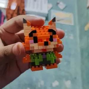 Vlimberry Mainan Balok Susun Nano Block Model Kartun Brick Toys