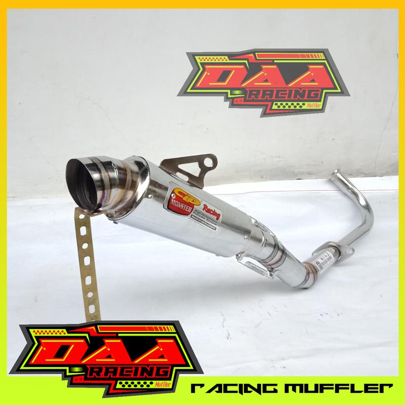 Knalpot racing matic RCB BEAT mio sporty DOS scoopy vario JRM soul gt fino xride genio CLD spacy racing 7