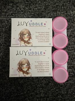 Product Review of SOFTLENS LUVUBBLE MINUS GRAY SERIES 2 softlens minus natural murah from j**🐆 0