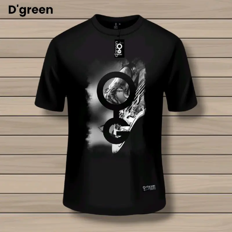 D'green atasan baju kaos pria lengan pendek size M-XL t-shirt cowok keren bahan katun combet 1