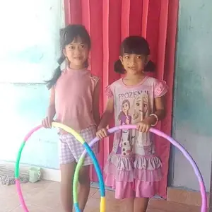 Hulla hoop / hula hoop / hulahup / bongkar pasang 8 batang
