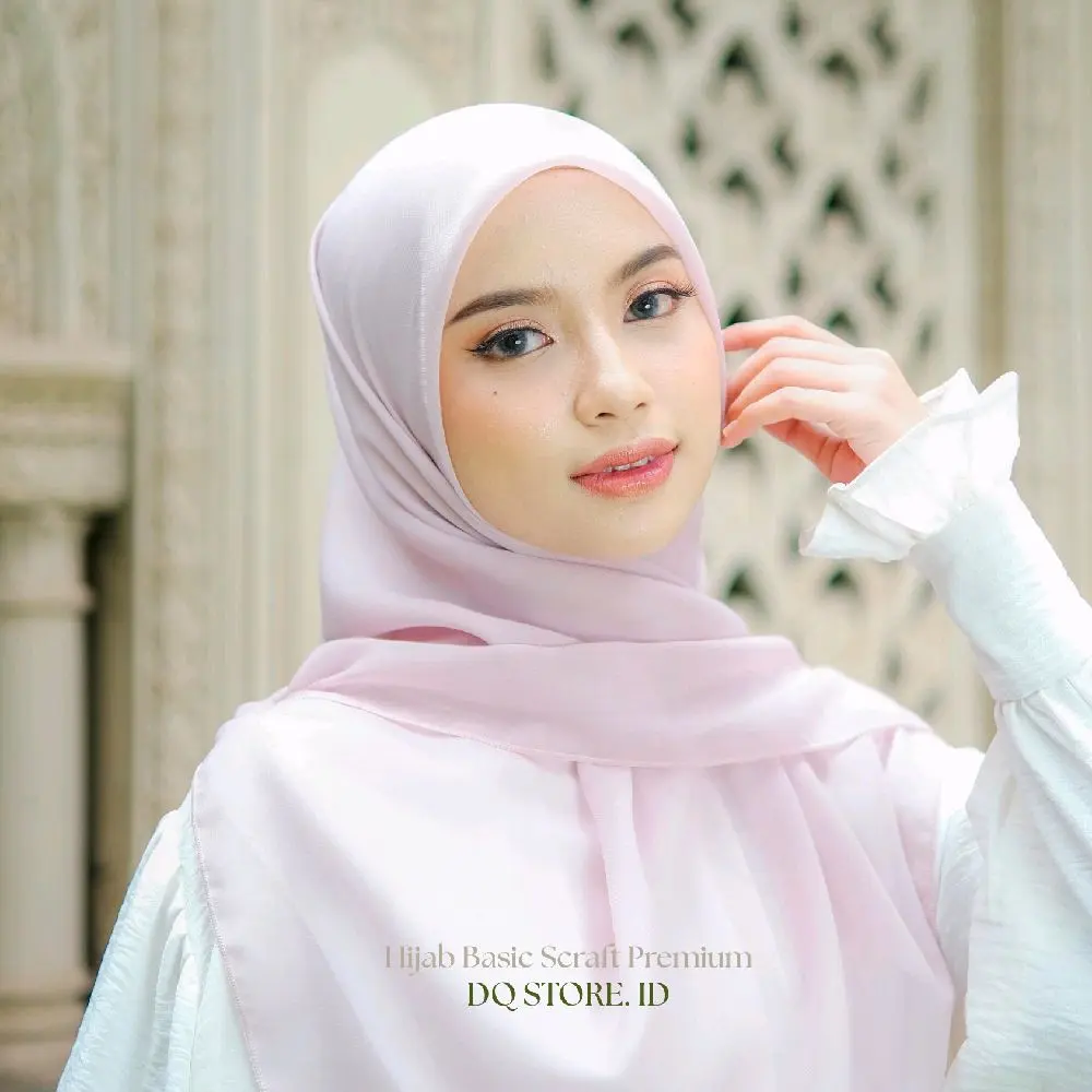 HIJAB BASIC SCRAFT PREMIUM BY DQ HIJAB BAHAN POLYCOTTON PREMIUM HIJAB DAILY