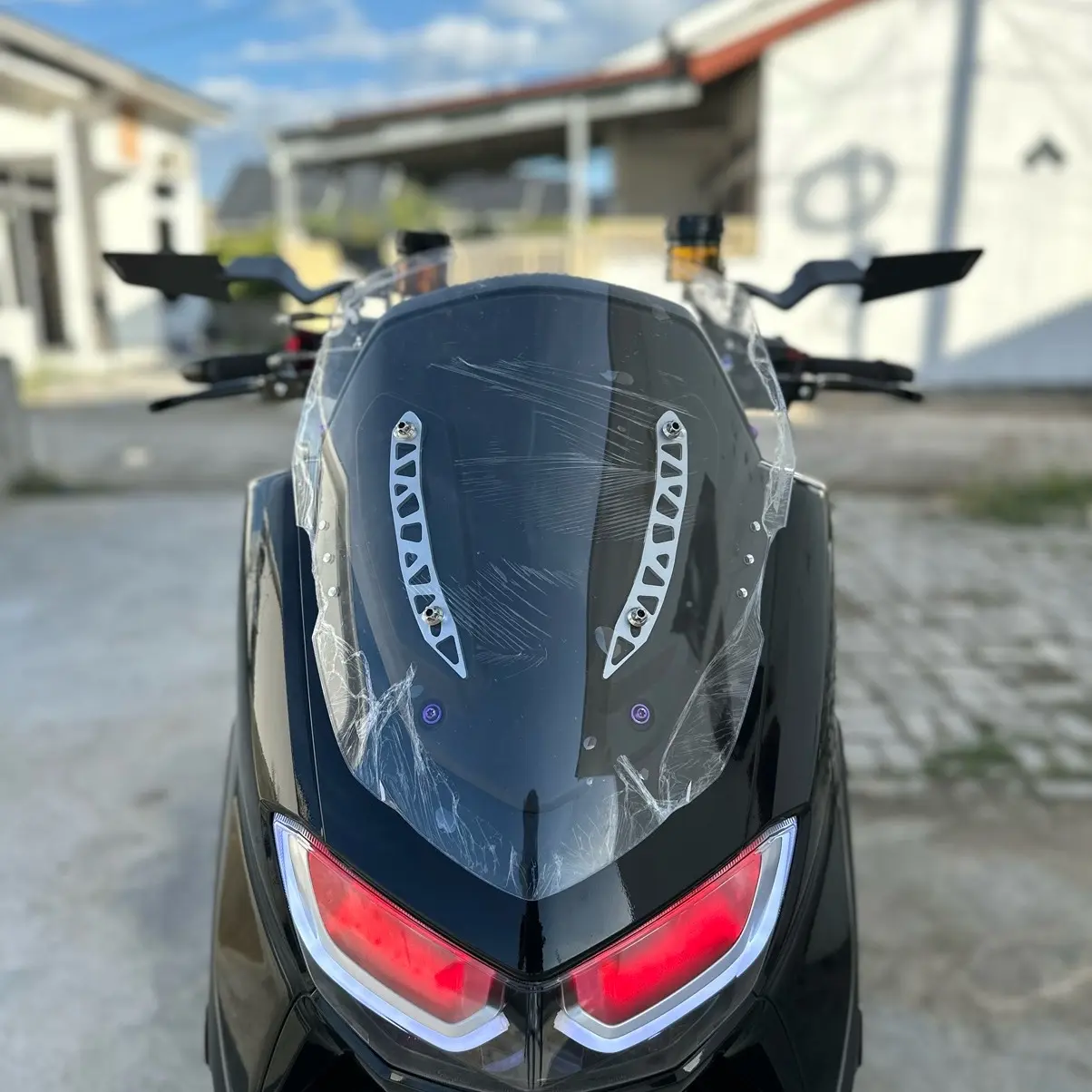 Visor Windshield Aksesoris Standar Cyborg  Nmax New Old Turbo dan Neo