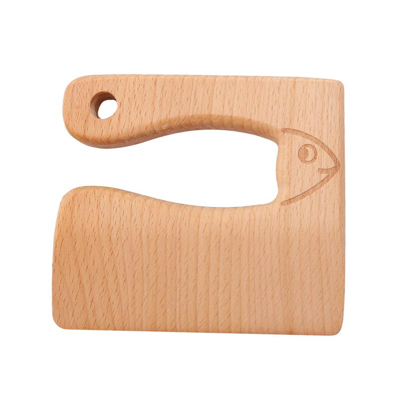 Product Introduction of 1PC Wooden Knife Cooking Safety Cut Fruits Vegetables Kitchen (WeiKitchen) 34