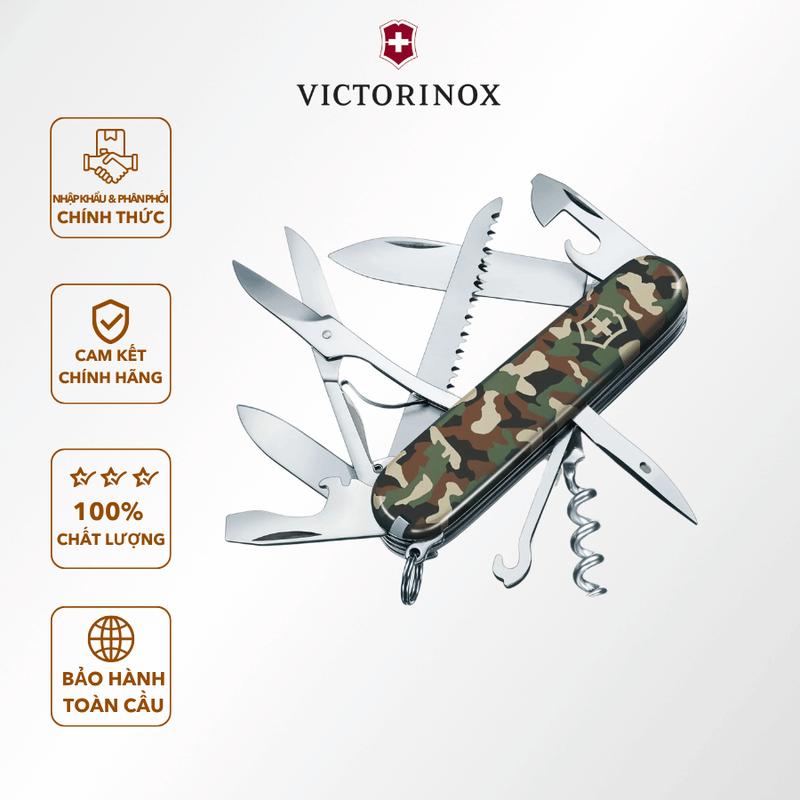 Dao xếp đa năng Huntsman - Camouflage - Victorinox - Thụy Sĩ