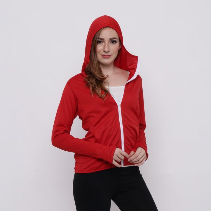 Hitscore Jaket Polos Jacket Red - Merah, M