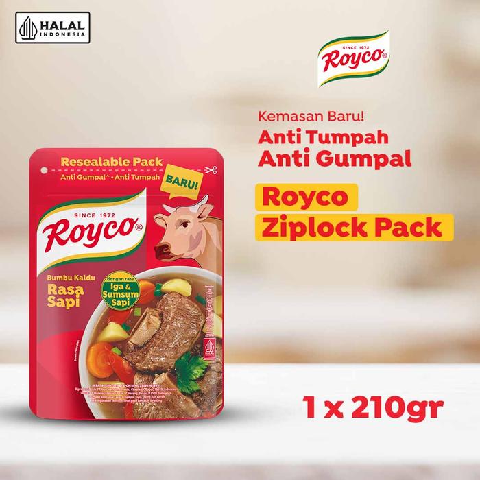 Gambar Royco Sapi 210g (Ziplock) dari Masak Apa Hari Ini Kota Tangerang Tokopedia