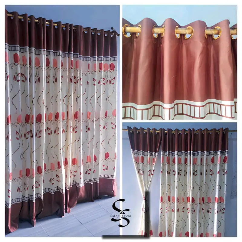 Gorden pintu/jendela smoking 12 ring ukuran 110×220 cm 5